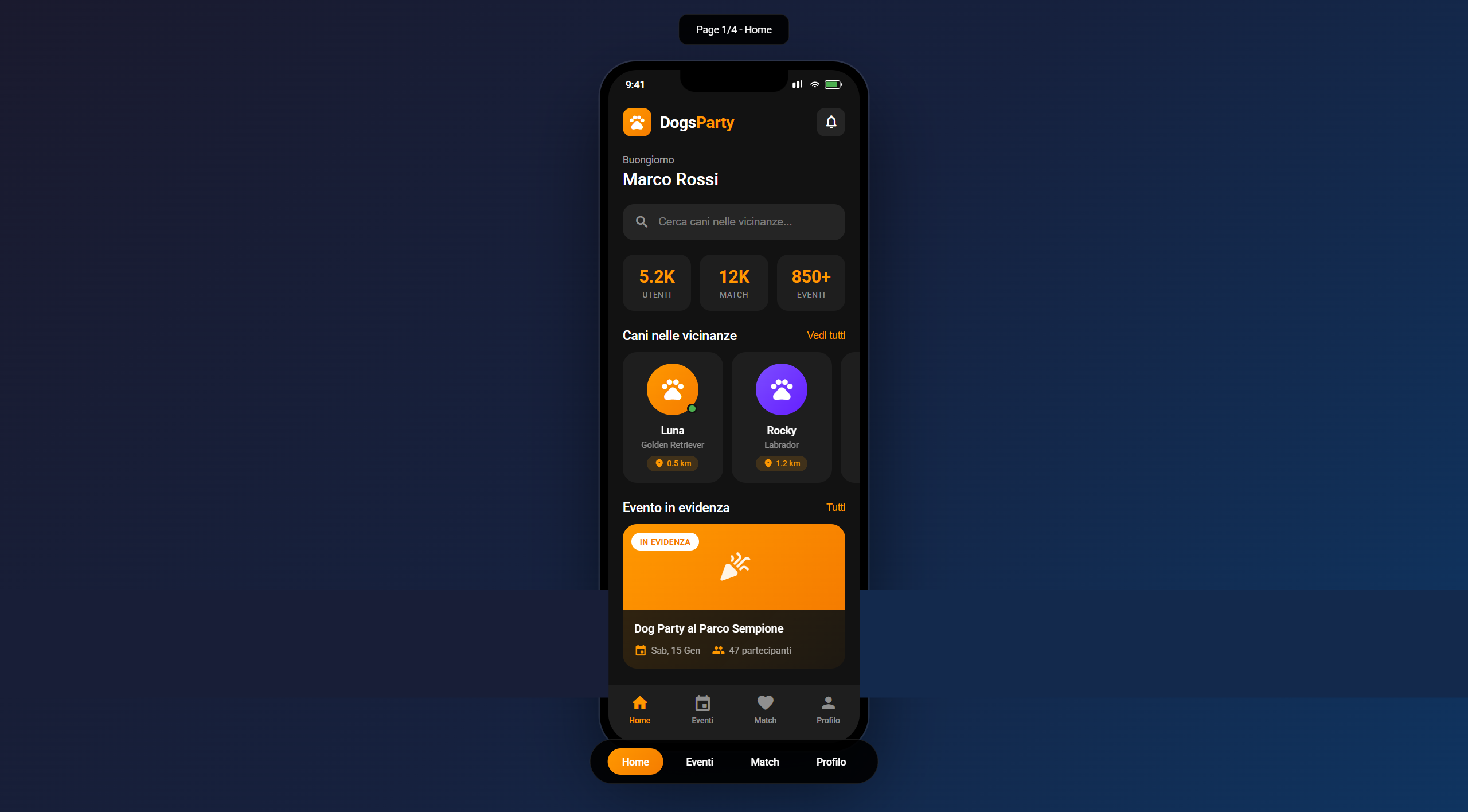 DogsParty - App Social - DogsParty - 1